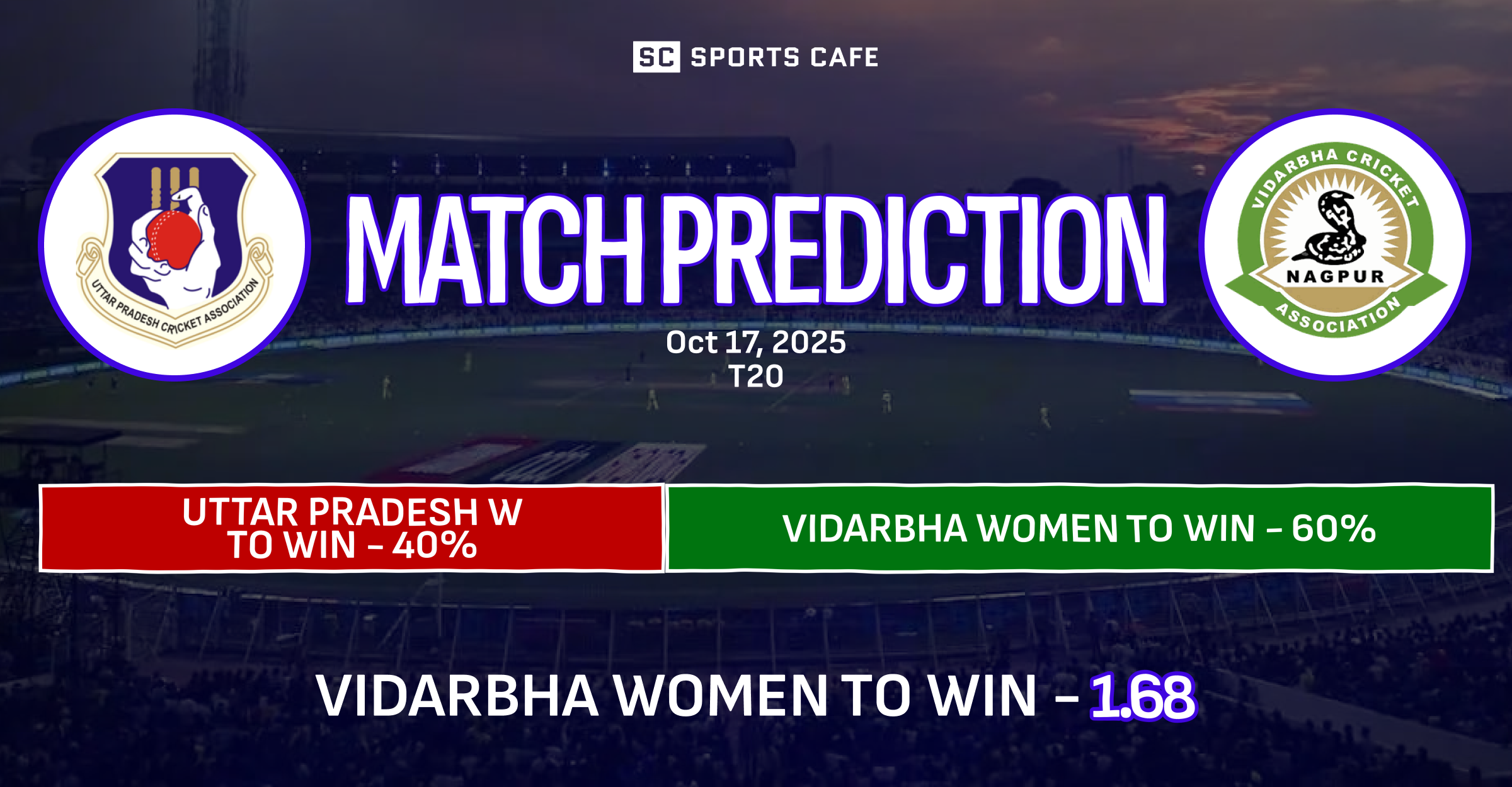 Uttar Pradesh Women vs Vidarbha Women